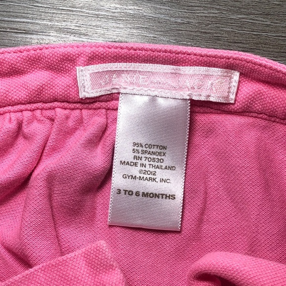 Janie And Jack Pink Romper Swim Coverup Baby Girls Size 3-6 Months - Picture 3 of 7